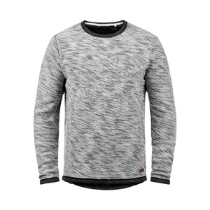 Sudadera de Forro Polar Texturizado de Alta Calidad para Hombre, Cuello Redondo, Hombros Caídos, Estampado, Unisex, Logotipo Personalizado, Ropa Deportiva Cortavientos - Product Image 1