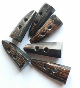 Polished Buffalo Horn <b>Toggle</b> for Garments & Coats - Product Image 1