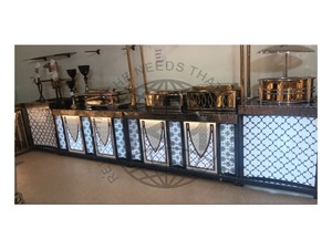 Présentoir de table en acier pour décoration de mariage Présentoir de buffet en acier pour mariage - Product Image 3