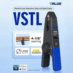 डिजिटल बहुक्रियाशील/यौगिक गेज 1.5m रबर होजाता है बहु-कार्यात्मक प्रशीतन दबाव परीक्षक VRM-2S मूल्य - Product Image 5