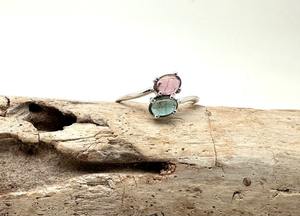 Anillo de Plata de Ley 925 Estilo Boho para Mujer, con Turmalina, Rodio, Joyería Hecha a Mano, Certificado, Regalo para Mamá, Fiesta - Product Image 3