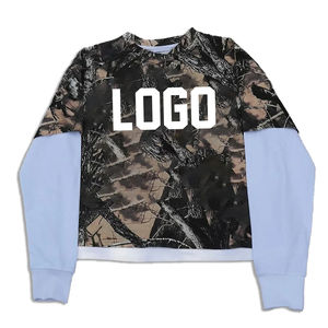 Camiseta de Manga Larga de Color Sólido con Diseño Personalizado, Última Moda, Cuello Redondo, 100% Algodón, Estilo Hip Hop, Corte Holgado, Camisetas para Hombre - Product Image 3