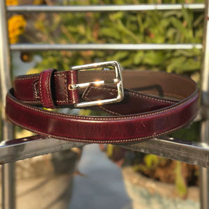 Cinturón Clásico para Hombre con Hebilla de Hierro Hecha a Mano, Artesanía de Alta Calidad con Estilo Formal Atemporal - Product Image 1