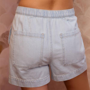 Mini short en jean taille haute pour femme, tenue de soirée, slim, short court, nouvelle collection été printemps 2025 - Product Image 3