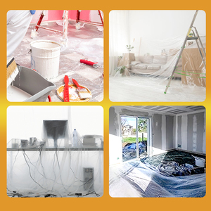 Bâche en plastique jetable ANTI pour la peinture et la protection des surfaces, bâche en plastique, toile de protection pour <span class=keywords><strong>peintre</strong></span> - Product Image 5