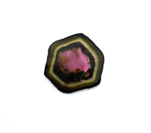 Natural Watermelon <b>Tourmaline</b> Slice Loose Gemstone 24.50*26.50 MM 16 CT Certified IGI Watermelon <b>Tourmaline</b> Slices - Product Image 4