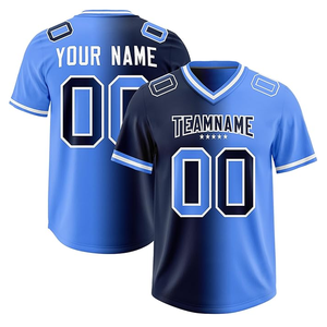 ชุดกีฬาผู้ชายเสื้อทีมอเมริกันฟุตบอลเสื้อเจอร์ซีย์พิมพ์ชื่อและหมายเลข - Product Image 1