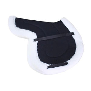 Almohadillas de lujo para sillas de montar de caballo al por mayor, fabricante, tamaño, color y logotipo personalizados para disciplinas de equitación inglesa - Product Image 1