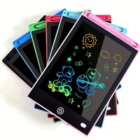 Enfants planches à dessin réutilisable LCD Doodle Board PVC matériel éducatif jouet d'apprentissage pour 8.5 "pouces