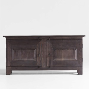 Aparador de Madera Maciza de 68 Pulgadas, Color Marrón Claro Envejecido, Ecológico, Resistente al Agua, Color Personalizable |   Cocina Duradera - Product Image 1