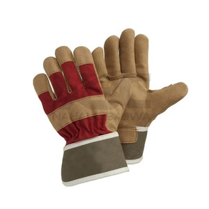 Guantes de seguridad de cuero de vaca de calidad al por mayor 2023 707 antideslizantes con función ignífuga - Product Image 1