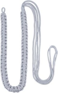 Cordones de hombro para accesorios de uniforme, cordones de hombro plateados para uniformes de la Marina, cordones de hombro con alambre plateado - Product Image 3