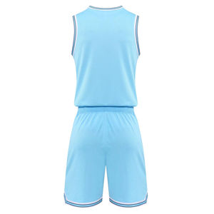 Ensemble d'uniformes sportifs de basketball d'été personnalisés de haute qualité Uniforme de basketball confortable imprimé par sublimation pour garçons - Product Image 2