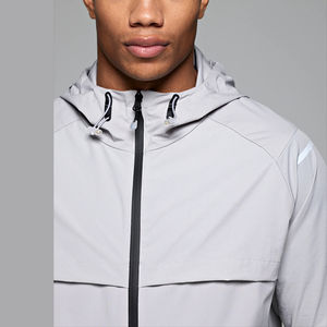 Veste coupe-vent pour homme de qualité supérieure 2025, vente en gros OEM, tenues de sport, sweat-shirt à capuche décontracté personnalisé pour homme, élégant - Product Image 5