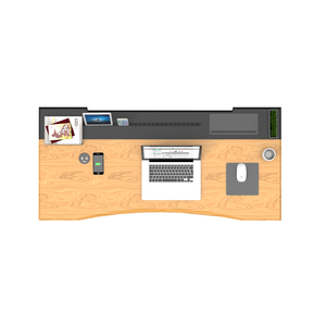 SMARTDESK PRO Modern Office Wood <b>Desk</b> Minimalist Design for Workspace Hospital or Industrial Setting Versatile <b>Computer</b> Table - Product Image 2
