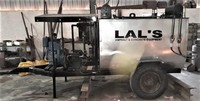 Pulvérisateur de bitum/émulsion monté sur chariot, distributeur de distribution d'asphalte, pression pour l'entretien de la route