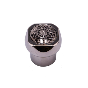 Everyday Elegant <b>Glass</b> Perfume <b>Bottles</b> <b>with</b> Zinc-Alloy Metal Crown Cap Pump Sprayer and Customizable <b>Lids</b> - Product Image 1