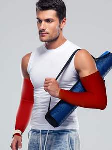 OEM Compression Breathable UV Sun Protection 100% Polyester 120g <b>Cycling</b> <b>Arm</b> <b>Sleeves</b> Reversible Unisex Adult Warmers Custom Logo - Product Image 3