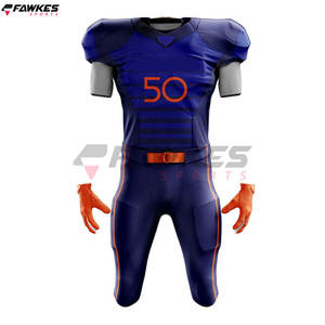 Uniformes de fútbol americano sublimación personalizados al por mayor para hombres de calidad premium con diseño personalizado - Product Image 5