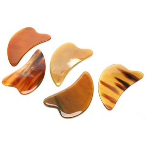 Masajeador Facial de Cuerno de Búfalo, Tabla Gua Sha para Lifting Facial y Raspado - Product Image 1