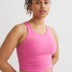 Sujetador deportivo sexy de yoga al por mayor, negro, de alta sujeción, elástico en cuatro direcciones, transpirable, ligero, de nailon, para correr y entrenar. - Product Image 3