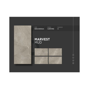 600X1200 mm Natural Glazed Carving Porcelain Tiles Indoor Floor Tiles for Home Decor at Best Price - Product Image 6