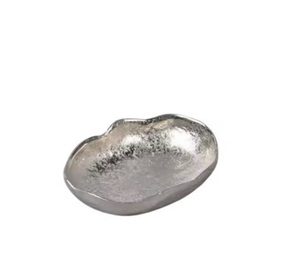 Snacks de Fruits en métal de qualité supérieure et bol de service au chocolat bol de service en aluminium argenté pour la décoration de Table à la maison bol - Product Image 1