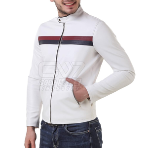 Chaqueta de cuero para hombre al por mayor Chaqueta de cuero para hombre de la mejor calidad Chaqueta de invierno de cuero genuino para hombre - Product Image 3