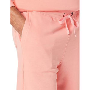 Pantalones Cortos Deportivos Casuales de Felpa para Hombre, 100% Algodón, Color Sólido, Elásticos en la Cintura, Transpirables, Impermeables, Ecológicos, Cómodos y Duraderos para Entrenamiento - Product Image 2