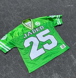 Maillot de football et de football américain court tendance 2025, design personnalisé, vêtements de maison pour hommes, impression par sublimation, ensembles de t-shirts - Product Image 1