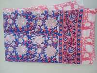 Bufanda de algodón India hecha a mano, chal de verano, Material Modal, estampado de bloque de mano, Pareo Floral, Sarong, ropa de playa Sexy, lote al por mayor