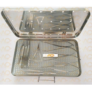 Conjunto de microcirugía de acero inoxidable alemán, instrumentos quirúrgicos, en venta - Product Image 5