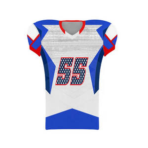 Uniforme de football américain à bas prix de haute qualité en uniforme de football américain en polyester 100% - Product Image 2