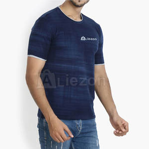 100% algodón hecho hombres camisetas Slim Fit hombres Camisetas manga corta hombres camisetas para venta en línea - Product Image 3