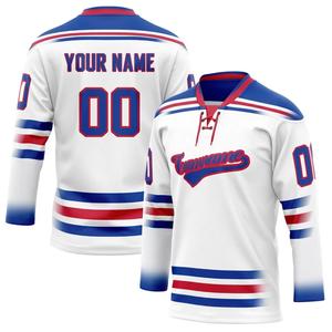 Meilleur prix, maillot de hockey sur glace à manches longues personnalisé, sublimation, séchage rapide, design coupe-vent, logo d'équipe personnalisable, couleurs 100% - Product Image 5