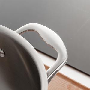 Casserole de cuisson en acier inoxydable classique de haute qualité, robuste, avec couvercle, écologique, pour hôtels, restaurants, occasions de fête - Product Image 3