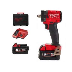 Clé à chocs électrique rouge M18 FIW2F12-502X 20V alimentée par batterie au lithium pour usage domestique et industriel - Product Image 1