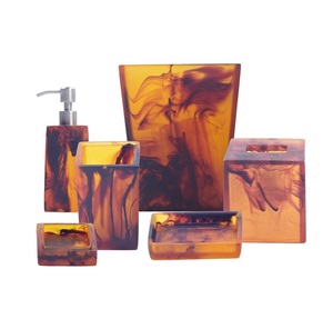 Indian Manufacturer & Seller's Eco-Friendly Resin Bath <b>Accessories</b> Customised Size <b>Bathroom</b> <b>Set</b> Wholesale - Product Image 1