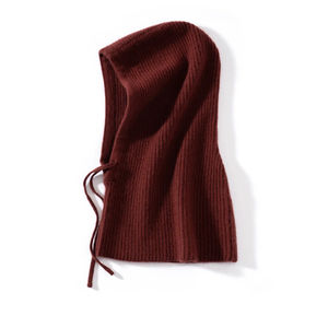 Chapeau à capuche en laine et cachemire tricoté, écharpe élégante, bonnets pour femmes et hommes, couvre-cou d'hiver, cagoule, couvre-chef, casquettes unisexes 2026 - Product Image 5