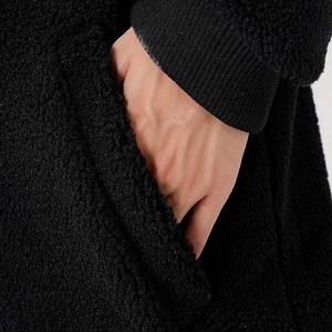 Couleur contrastée OEM Vêtements pour hommes de qualité supérieure sur mesure Vestes Sherpa Fleece Veste d'hiver à col montant de haute qualité Toutes tailles - Product Image 5