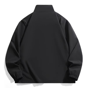 Veste imperméable unisexe à col montant et fermeture éclair pour l'hiver 2025 |   Veste respirante coupe-vent pour l'alpinisme, ajustée - Product Image 4
