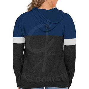 Coupe régulière ample décontracté 100% coton sweats à capuche pour femmes sweats à capuche de couleur unie avec marque privée pour femmes - Product Image 2