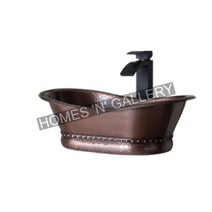 เรือทองแดงสีเงินสำหรับโรงแรมรีสอร์ทวิลล่า, สินค้ามาใหม่ล่าสุดตกแต่งมือล้างหน้าใช้อ่างล้างหน้า - Product Image 1