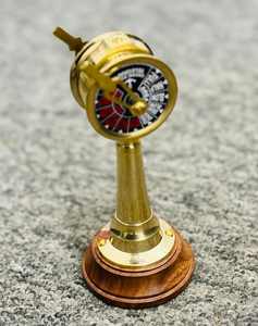 Telégrafo marítimo náutico de latón macizo de seis pulgadas, barco ecológico, sala de máquinas, regalo coleccionable - Product Image 5