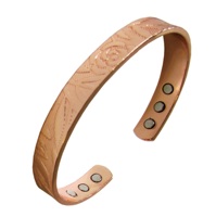 Bracelets menottes en cuivre pur avec design antique pour femmes hommes filles bijoux accessoires meilleur prix à vendre