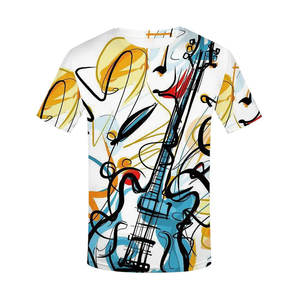 Camiseta informal con estampado 3D para hombre, diseño superior de gran tamaño de verano caliente con ropa de sublimación personalizada - Product Image 1