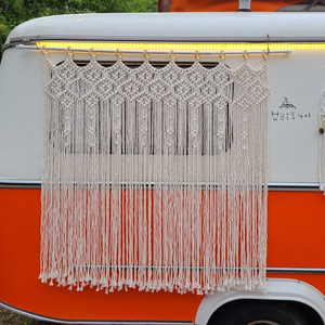 Tapisserie de porte en macramé et décoration murale pour mariages, pour décorations de plafond de mariage - Product Image 1