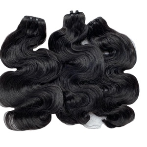 Vietnam Double Drawn No Return Invisible Weft Cambodgien Remy Hair Extensions de cheveux humains vierges pour femmes Raw and Invisible - Product Image 1