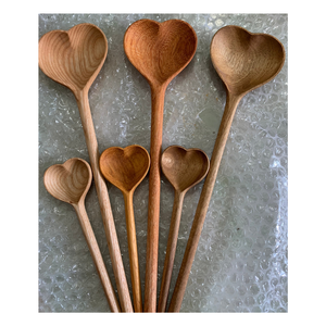 Cuillères en bois en forme de fleur pour le service de café et de thé-Cuillère à café en bois pour la décoration d'ensembles de vaisselle dans la cuisine - Product Image 5