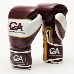 Gant de boxe de haute qualité sur mesure pour hommes en cuir PU conception personnalisée Logo vente à chaud gants d'entraînement gants de boxe en gros - Product Image 1